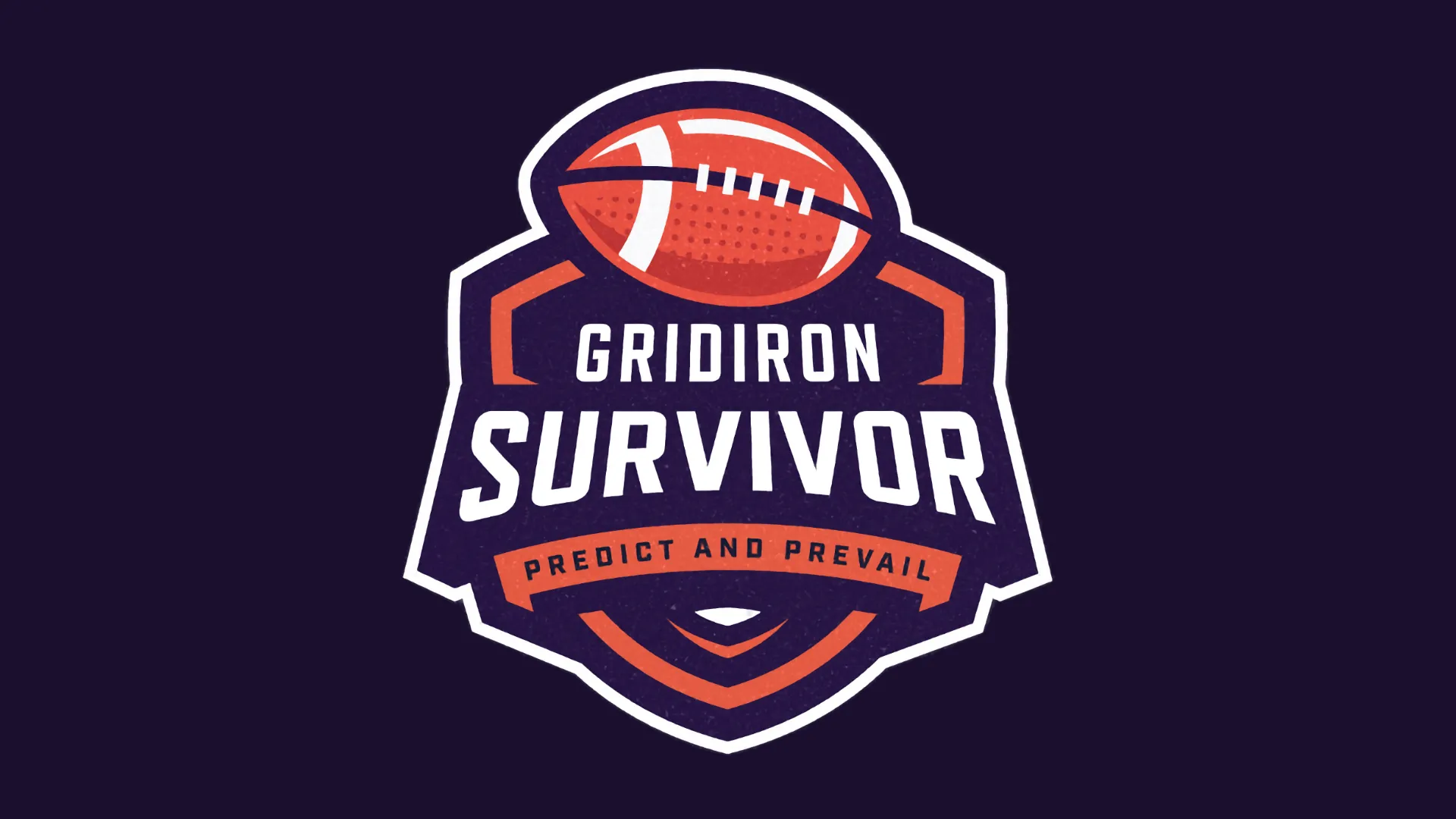 Gridiron Survivor Badge Logo